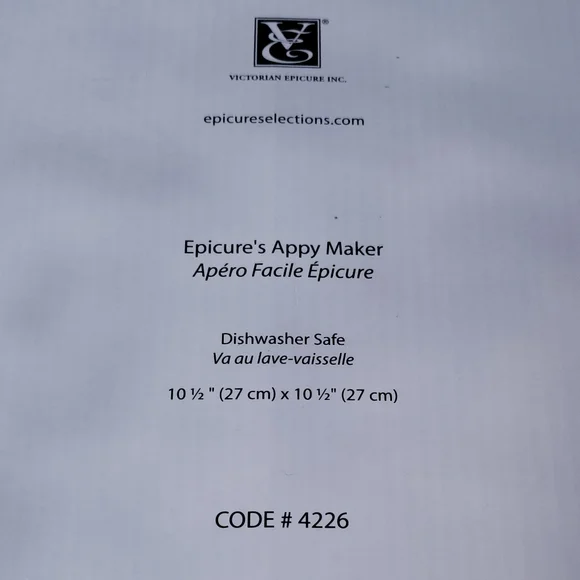 EPICURE Appy Maker NEW In Box - Picture 4 of 5